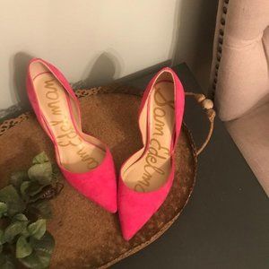 Sam Edelman hot pink pumps